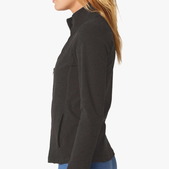 NWT Beyond Yoga Spacedye On The Go Mock Neck Jacket - Picture 2 of 16